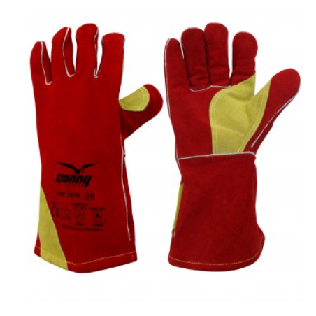 GANT DE SOUDEUR FIRE 307R ROUGE